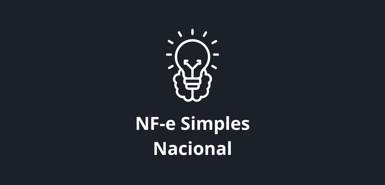 Emissão de Nota Fiscal Eletrônica (NF-e) no Simples Nacional.